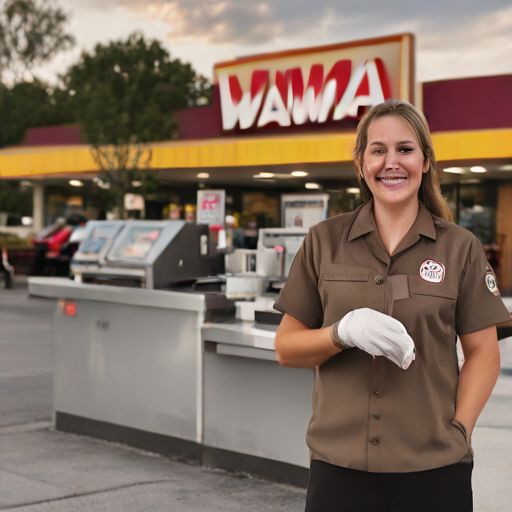 At the Wawa Counter