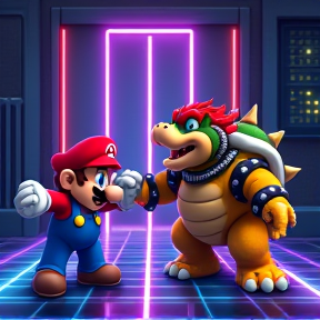 Bowser x Mario