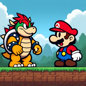 Bowser x Mario