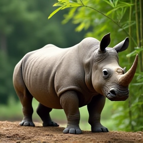 Lakkhi the Baby Rhino