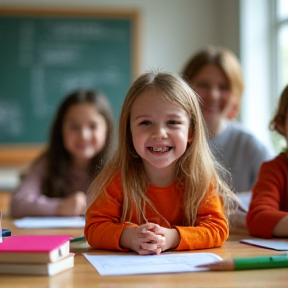 HSR 6D 28 Kinder und 2 Klasse Lehrerinnen