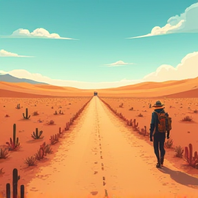 Lost in the desert 