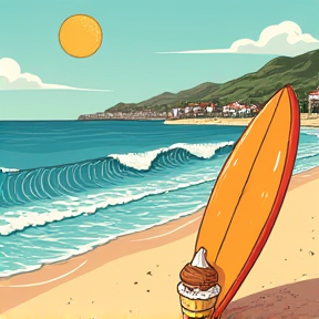 Enid's Surfing Day