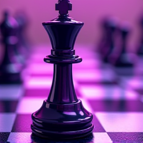 Custom Chessboard (Purple Dreams)