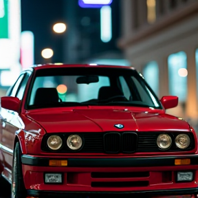 BMW E30 auf die Eins