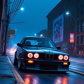 BMW E30 auf die Eins