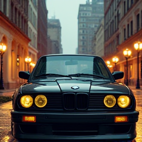 BMW E30 auf die Eins