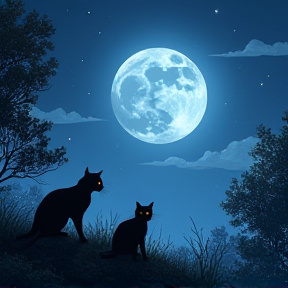 Meow the Moonlight