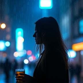 Mulher gelada e cerveja bonita