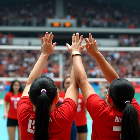 Volleyball Punktspiel