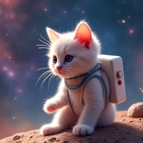 Cosmic kitten