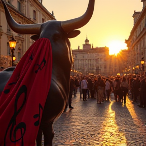 Der Bullentrack auf der Straße**