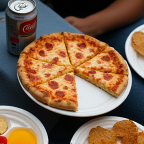 Three Homies and a Ranch Pizza