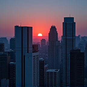 skyline shadows