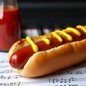 Hot-dog majestueux