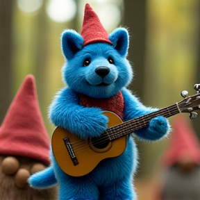 Blue Dog & The Merry Gnomes