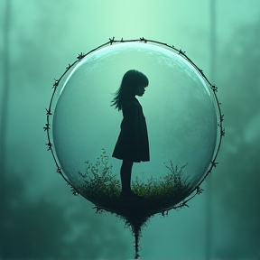 Girl in the Bubble