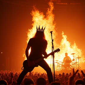 Crowned in flames