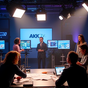 Ein Tag bei AKK TV