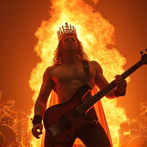 Crowned in flames