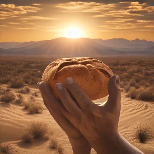 Deus manda comida no deserto