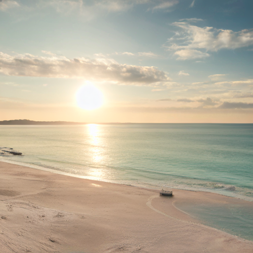 Blue Seas and White Clouds