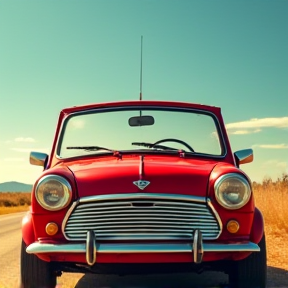 Red Mini Convertible