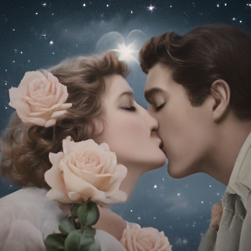 first kiss in the moonlight