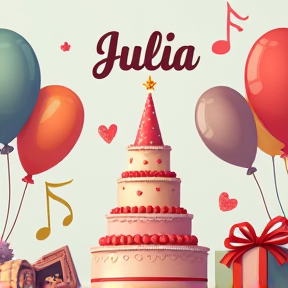 Cumpleaños de Julia