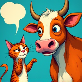 cow meow right now