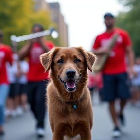 Mocha, The Parade Pup