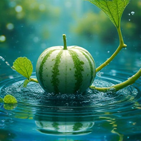 Melon in the Water