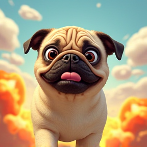 Pug in the Sky