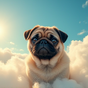 Pug in the Sky