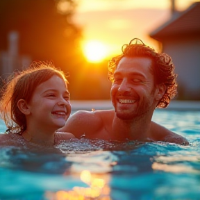 Sunset Swim