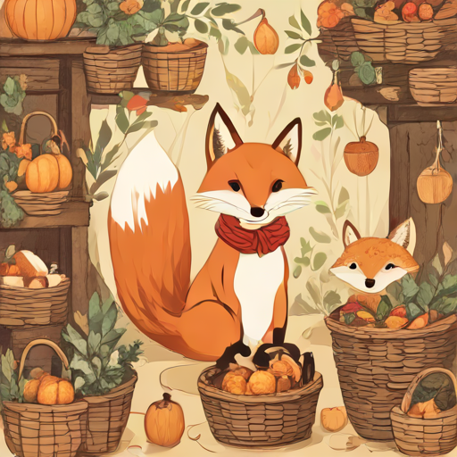 37. The little Fox go to market