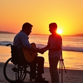 L'histoire d'un homme qui tombe amoureux d'une femme handicapée