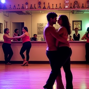 Salsa en la Academia de A R Dance