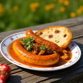 Die beste Currywurst gibt es auf der Alm