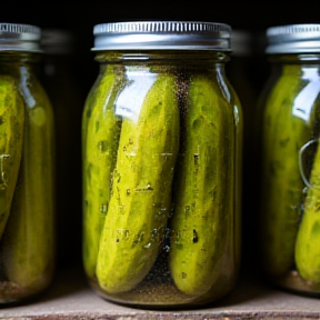 The stale dill pickles