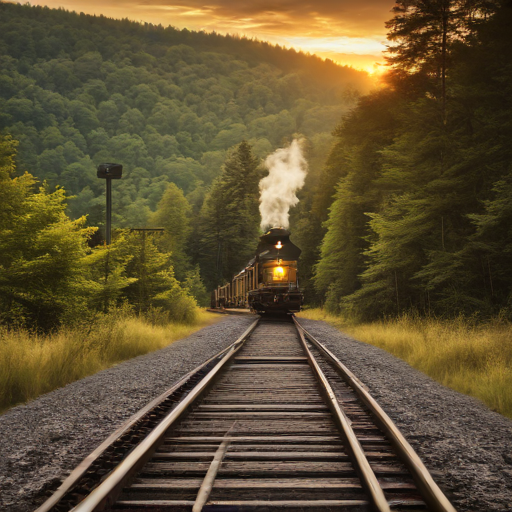 The Train Through Tall Pines