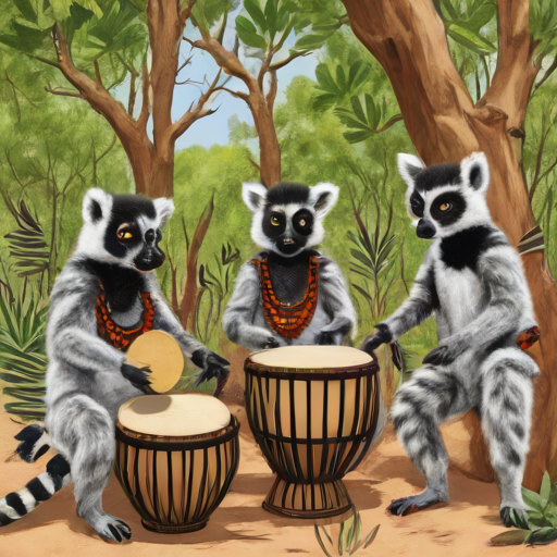 Lemurs à Madagascar