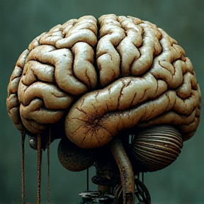 A rotting brain