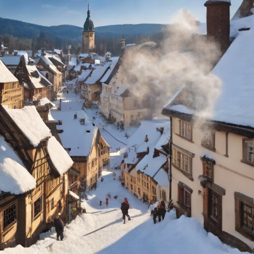 Schneekatastrophe in Oberfranken