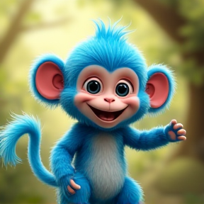 diddls (a blue monkey)