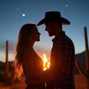 Moonlit Rodeo Romance