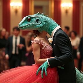 Lizard at the Ball