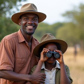 Safari en famille