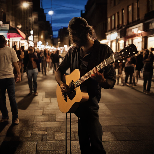 Dans les rues de la ville