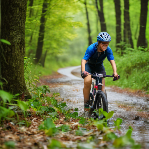 Fietsen door het Bos